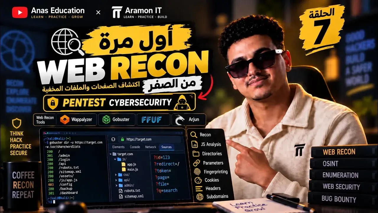 Web Recon for Pentesting Web Applications, Anas Education
